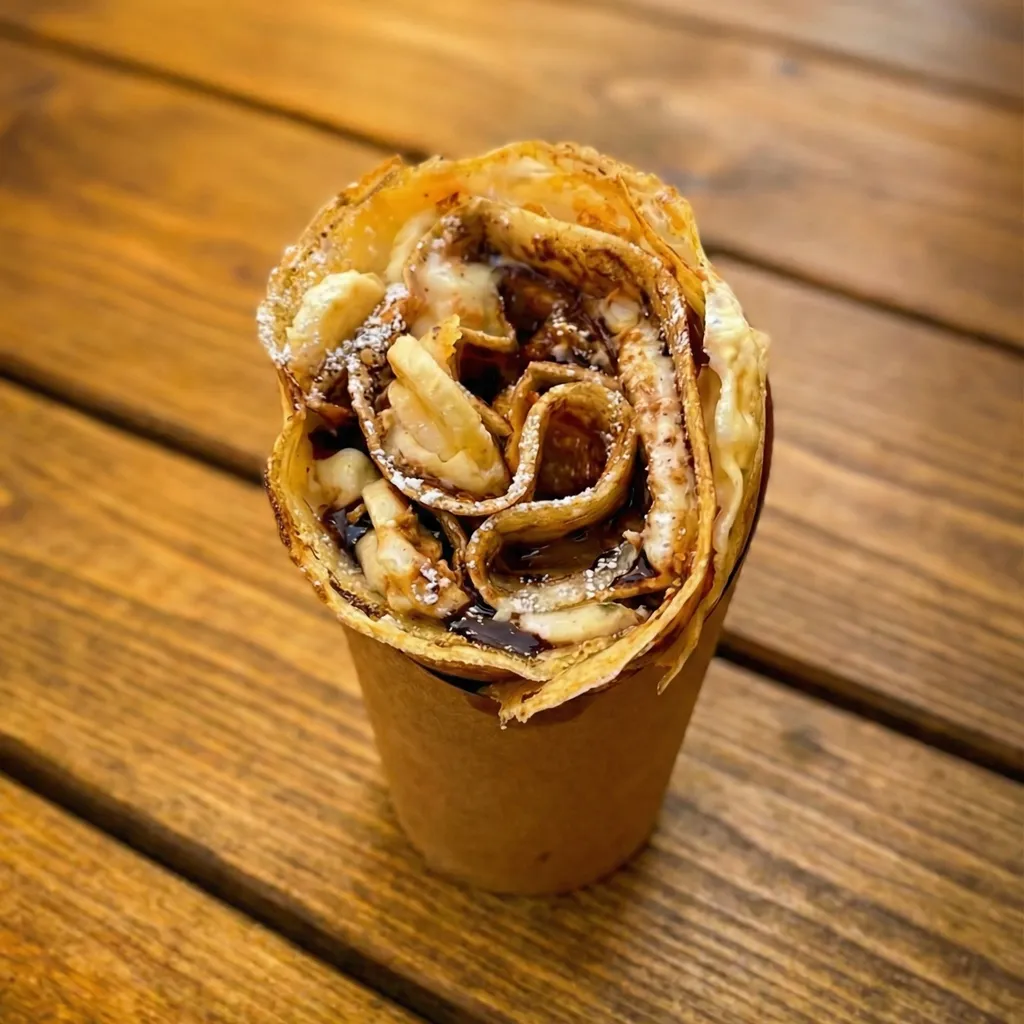 Banane-Schoko Diem – Crêpe Roll